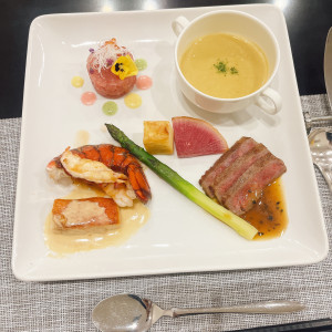 試食したメニュー。素材にこだわってる料理でした|732553さんのラ セーヌ マリアージュ 四日市 ＜三重平安閣グループ＞の写真(2340425)