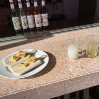 ウェルカムパーティの試食