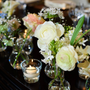 装花　優しい雰囲気をイメージしました。|732602さんのパレスホテル大宮（Palace Hotel Omiya）の写真(2340875)