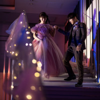 階段にLEDの装飾をして正解でした