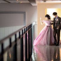 みんなにサプライズで2階からの登場