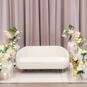 ソファーでの写真撮影が映えました!|732613さんのザ・リーヴス プレミアムテラスの写真(2592880)