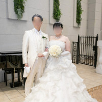 お見送り後にロビーで写真撮影してもらいました