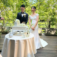 ウェディングケーキ・テラスの様子