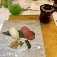 演出の握り寿司