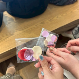 フラワーシャワーを準備しました