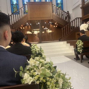 チャペル|732950さんのアルカンシエル luxe mariage 大阪（アルカンシエルグループ）の写真(2491674)