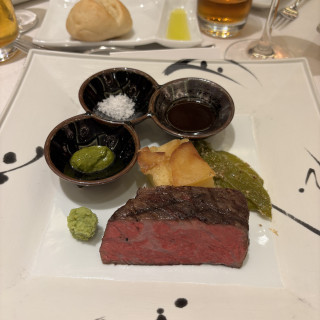 ソースと塩で味変できましめ