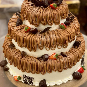 入刀前のマロンケーキ|733150さんのグランドパティオ都城の写真(2577853)