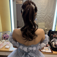 ヘアメイク(カラードレス)