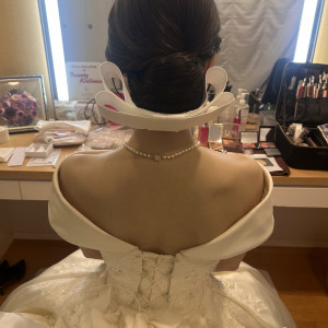 ヘアメイク(ウェディング)|733272さんのセルリアンタワー東急ホテルの写真(2398192)
