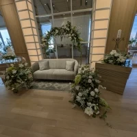 お花の装飾もきれいでした。