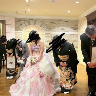 披露宴感動的だった