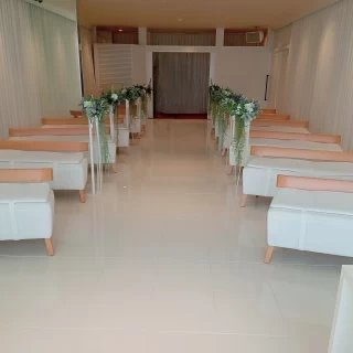 新郎新婦がお客様側を見た時の見え方です。