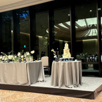 ウェディングケーキもオシャレでした