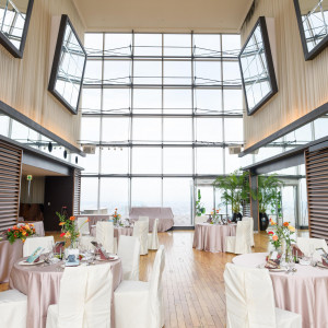 披露宴会場|733433さんのRESTAURANT LUKE with SKY LOUNGE（レストランルーク スカイラウンジ）の写真(2473347)