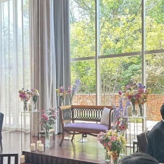 装花が可愛かったです