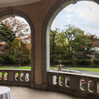 建物から見た庭