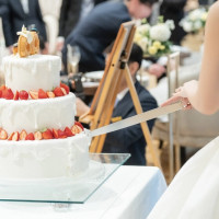 ケーキ入刀