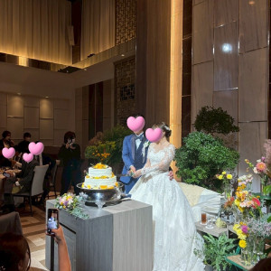 ケーキ入刀|733510さんのGLOBAL WEDDING DIADE (ディアーデ)の写真(2524820)