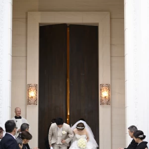 フラワーシャワー|733514さんの覚王山ル・アンジェ教会の写真(2357746)