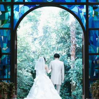 挙式の退場の雰囲気