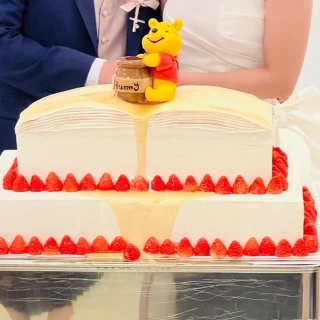 とってもかわいいケーキを作っていただきました！
