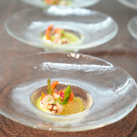 コース料理の写真です