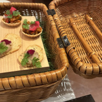 来館特典のディナーの写真です
