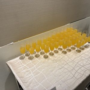 ウェルカムドリンクの写真です。|733867さんのノートルダム八戸/FIVESTAR WEDDINGの写真(2522321)