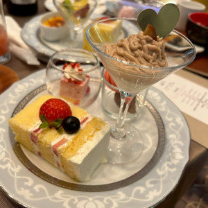 デザートビュッフェ|733900さんのアルカンシエル luxe mariage 大阪（アルカンシエルグループ）の写真(2486564)