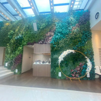 チャペル前のドリンクを飲める場所