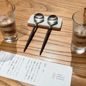 打ち合わせお茶菓子|734081さんのIWAI OMOTESANDO(イワイ オモテサンドウ)の写真(2561003)