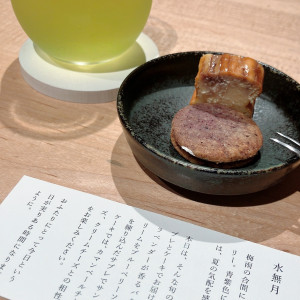 打ち合わせお茶菓子|734081さんのIWAI OMOTESANDO(イワイ オモテサンドウ)の写真(2561002)