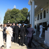 実家のお米を贈呈するための、ぬいぐるみトスの写真です！