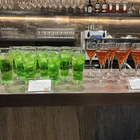 ウェルカムドリンクの種類が豊富でした！