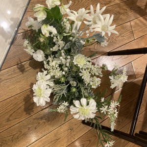 チャペルには造花がついてます|734197さんのソンブルイユ TOKYOの写真(2522126)