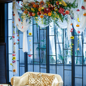 装花|734235さんのTHE HIGASHIYAMA CLUB by HAPPO-EN(旧:京都祝言SHU:GEN)の写真(2558374)