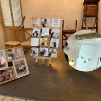 ゲストリビングに置いたウェルカムグッズです