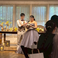 花嫁の手紙の様子です