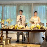 新郎挨拶の様子です