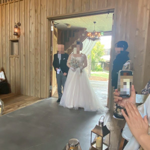 新婦入場|734264さんのBARN&FOREST148〜バーン&フォレスト148〜の写真(2449707)