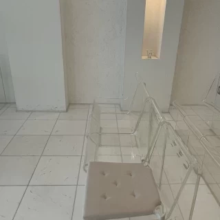 チャペルの椅子がとてもおしゃれだと思います。