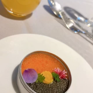 コース料理です。