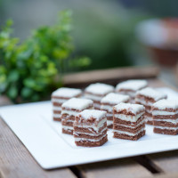 デザートビュッフェは一部リクエストしました（沖縄のケーキ）