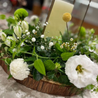 ゲストテーブルの装花