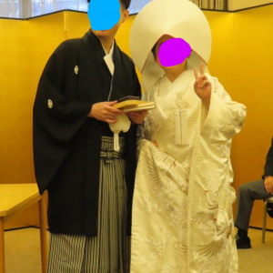 親族控え室。参進へ出発する手前です。|734661さんのFOREST TERRACE 明治神宮・桃林荘の写真(2353998)