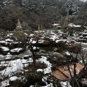 雪の庭園|734926さんのHotel Kaneyamaen ホテル鐘山苑の写真(2355380)
