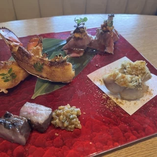 メインの料理
特にエビが美味しかったです。