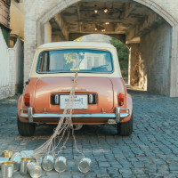 車に乗っての入場